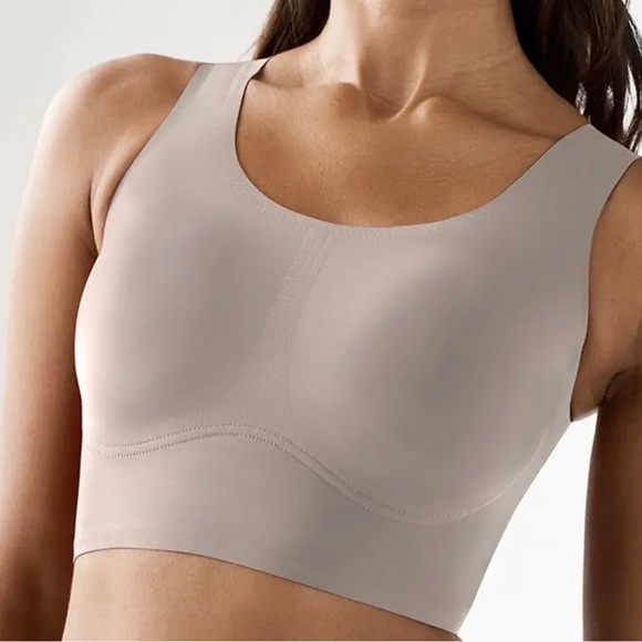True & Co Body Lift Scoopneck Bra | Mink | Size Medium - Picture 2 of 4